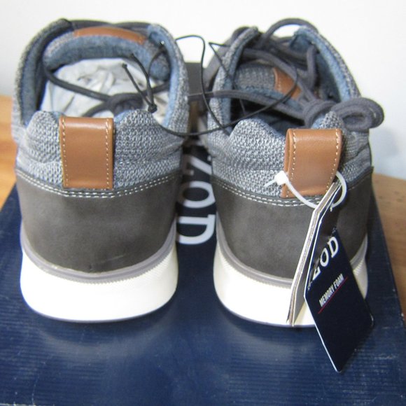 Izod Memory Foam Shoes Men's 8 M Kyler Casual Grey NEW - Picture 7 of 7